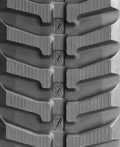 Close-up of the Bobcat 331 rubber tracks