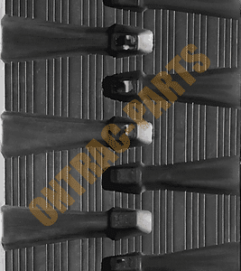 Staggered Block Rubber Track