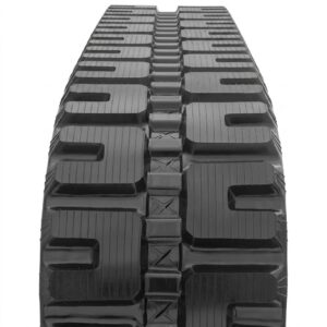 Puncture-resistant C-Block tread track for Bobcat T550 finish grading stability