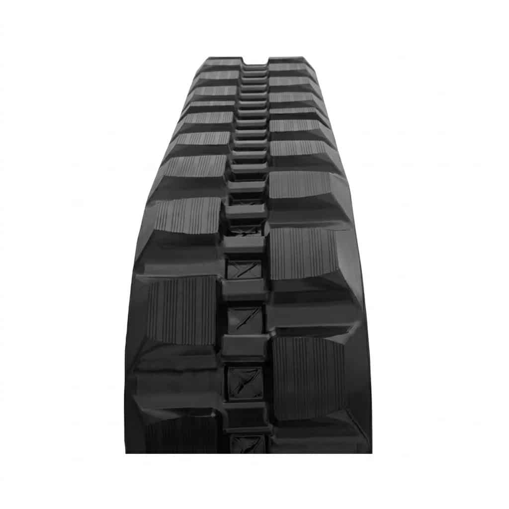 Heavy-duty standard Block tread rubber track for Bobcat T870 compact track loader asphalt work.