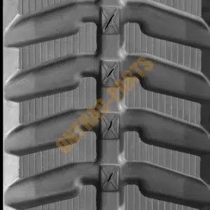 Close-up of the X331 rubber tracks