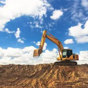 img of an excavator
