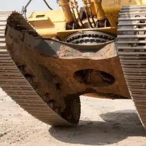 img of excavator tracks