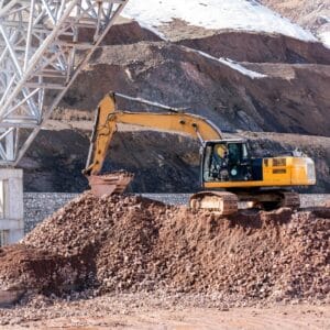 img of an excavator