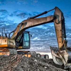 img of an excavator