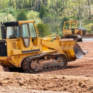 construction equipment with Rubber Tracks